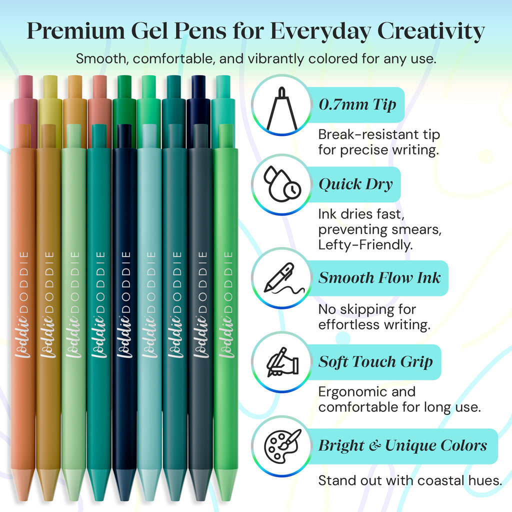 Loddie Doddie coastal gel pens