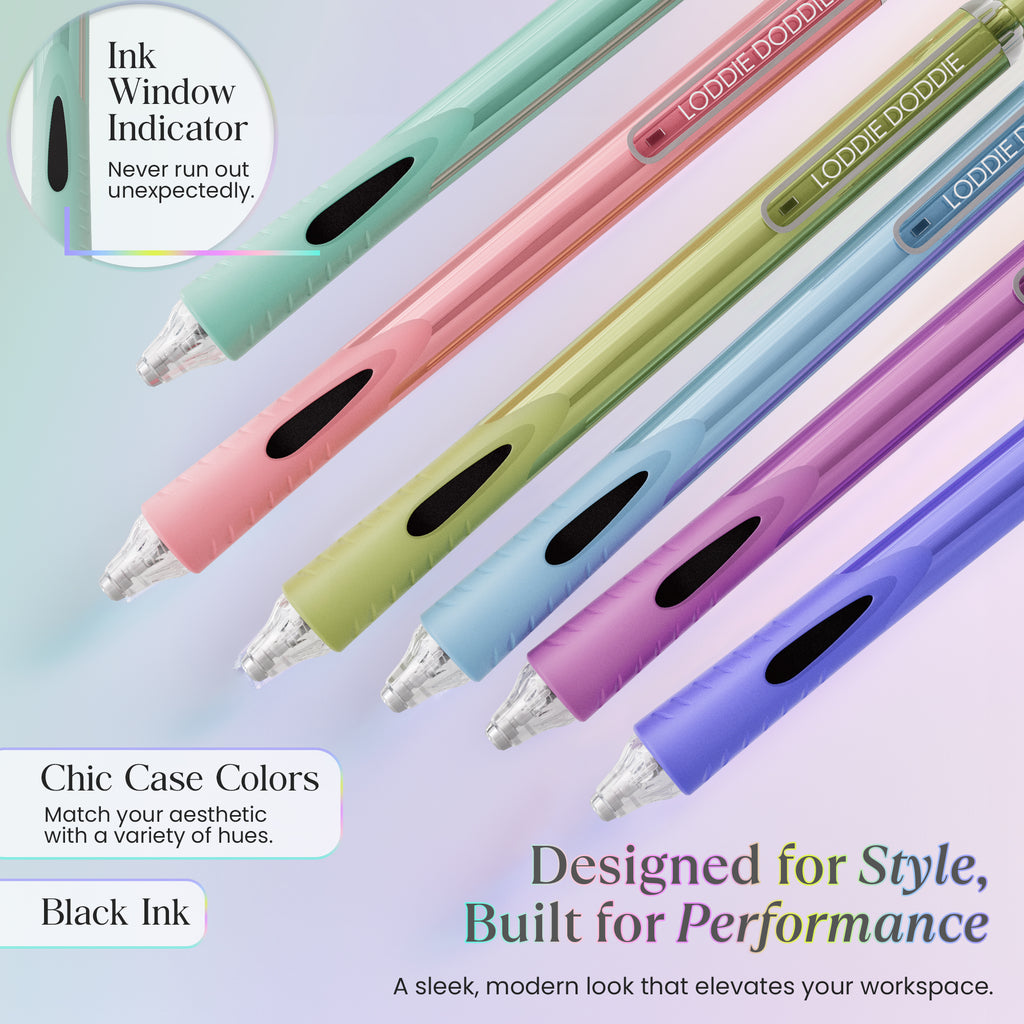 Gel pens