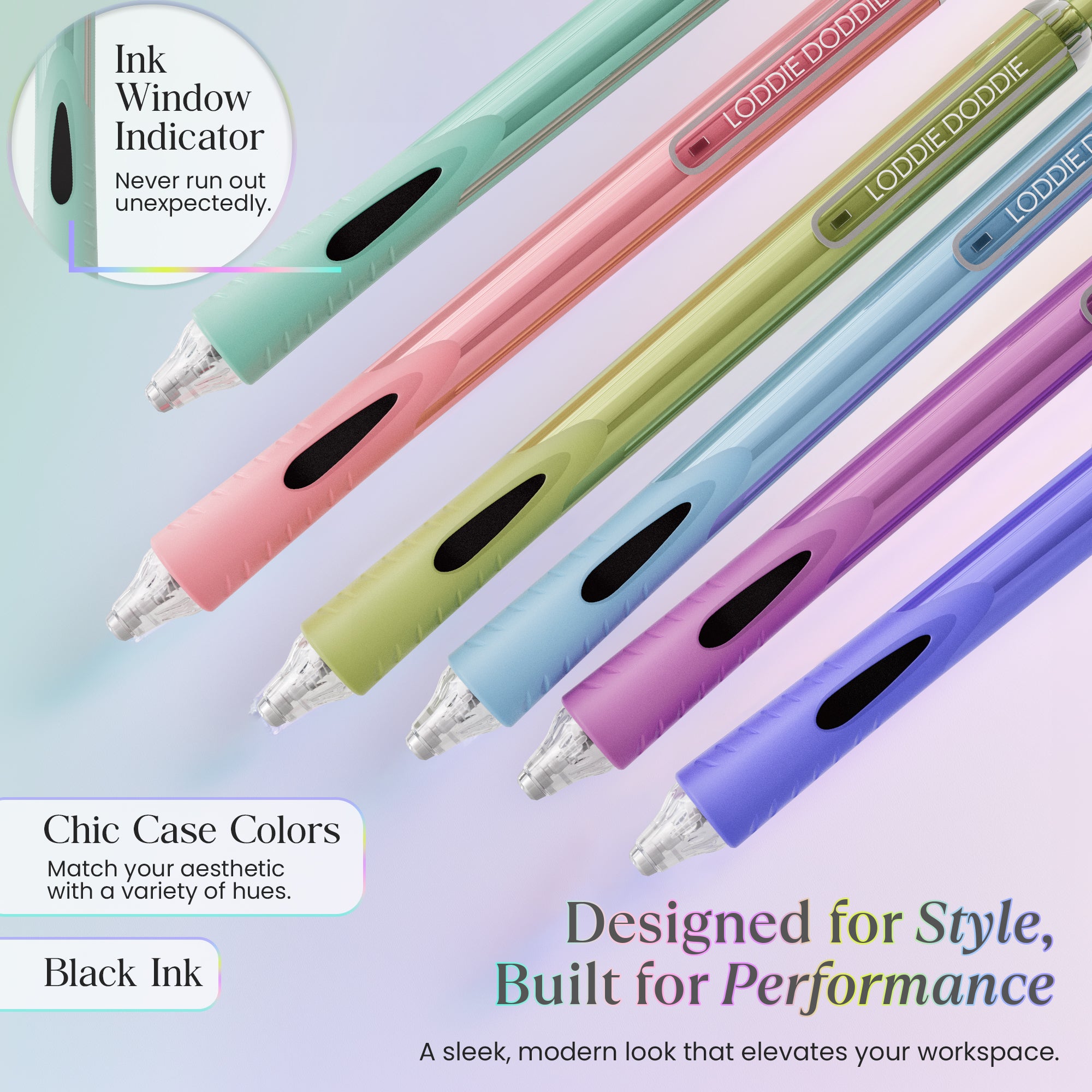 Gel pens