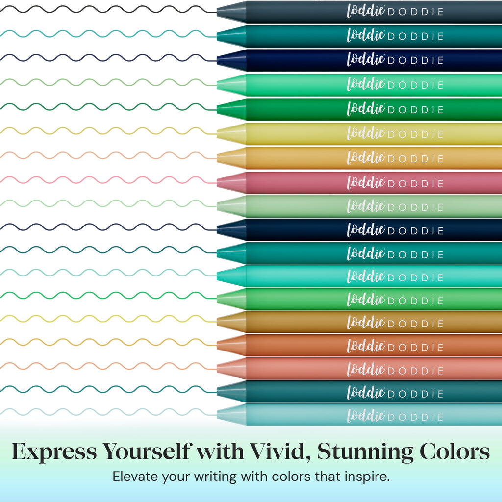 18-count coastal gel pens