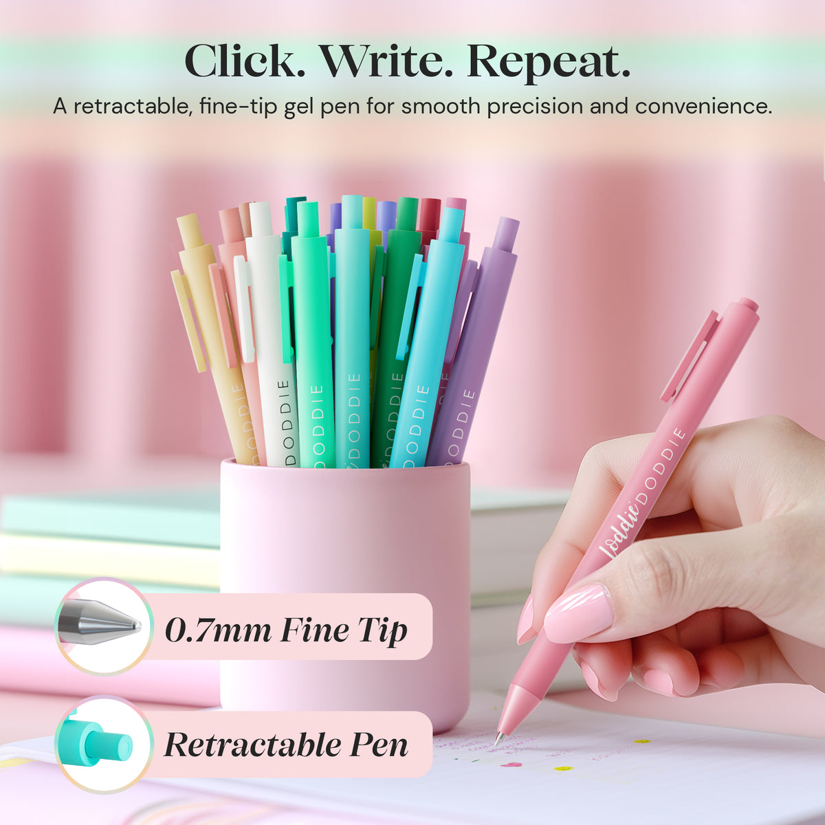 Gel pens