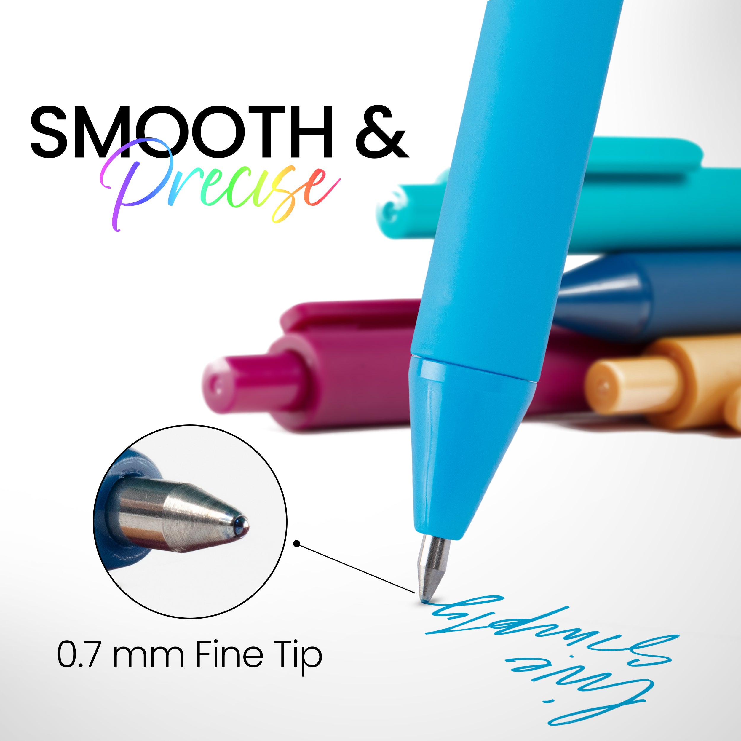 Vivid gel pens