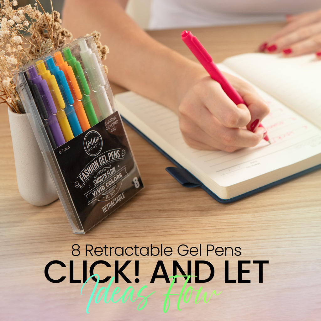 8-count vivid gel pens