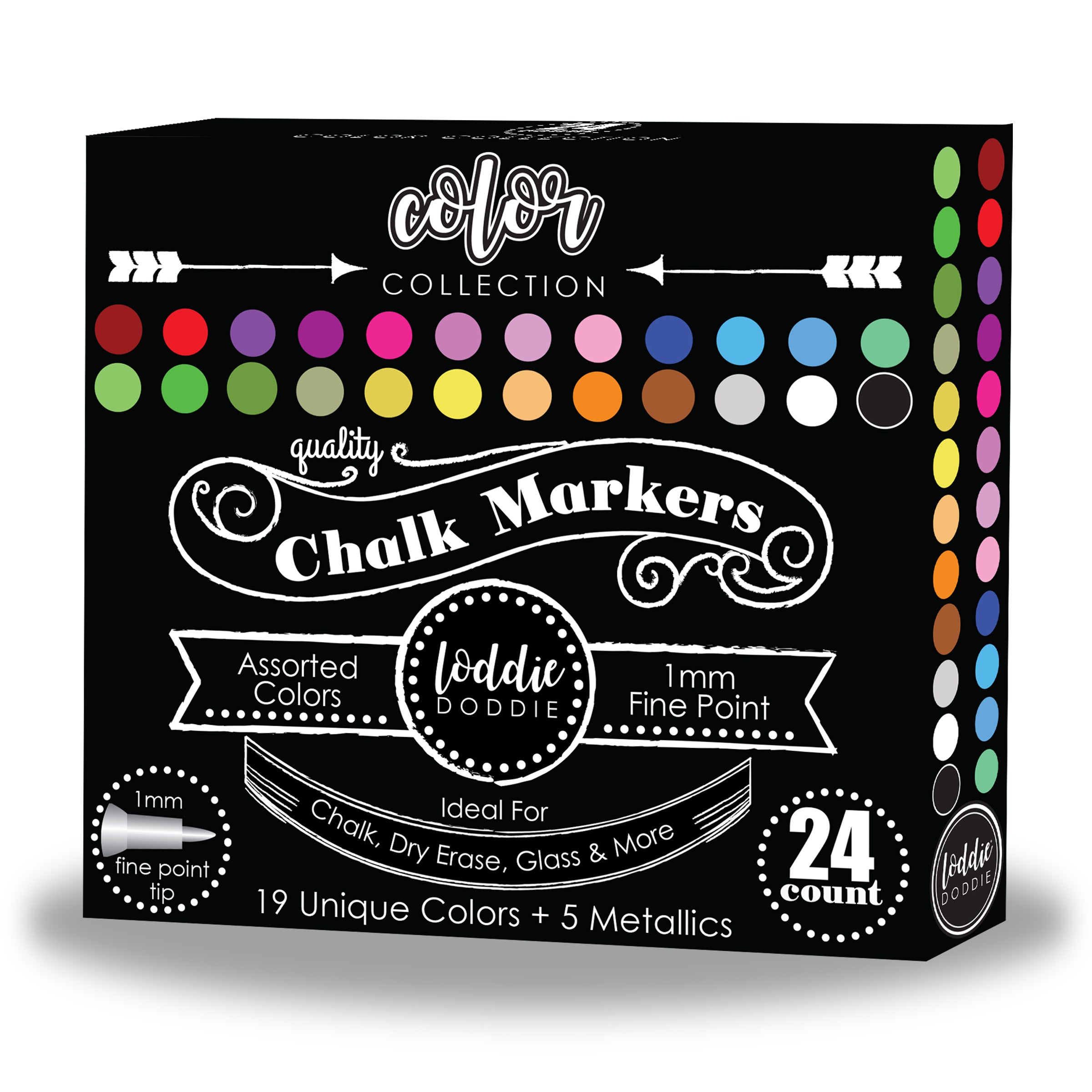 Loddie Doddie chalk markers — chalkboards, signs, glass & windows