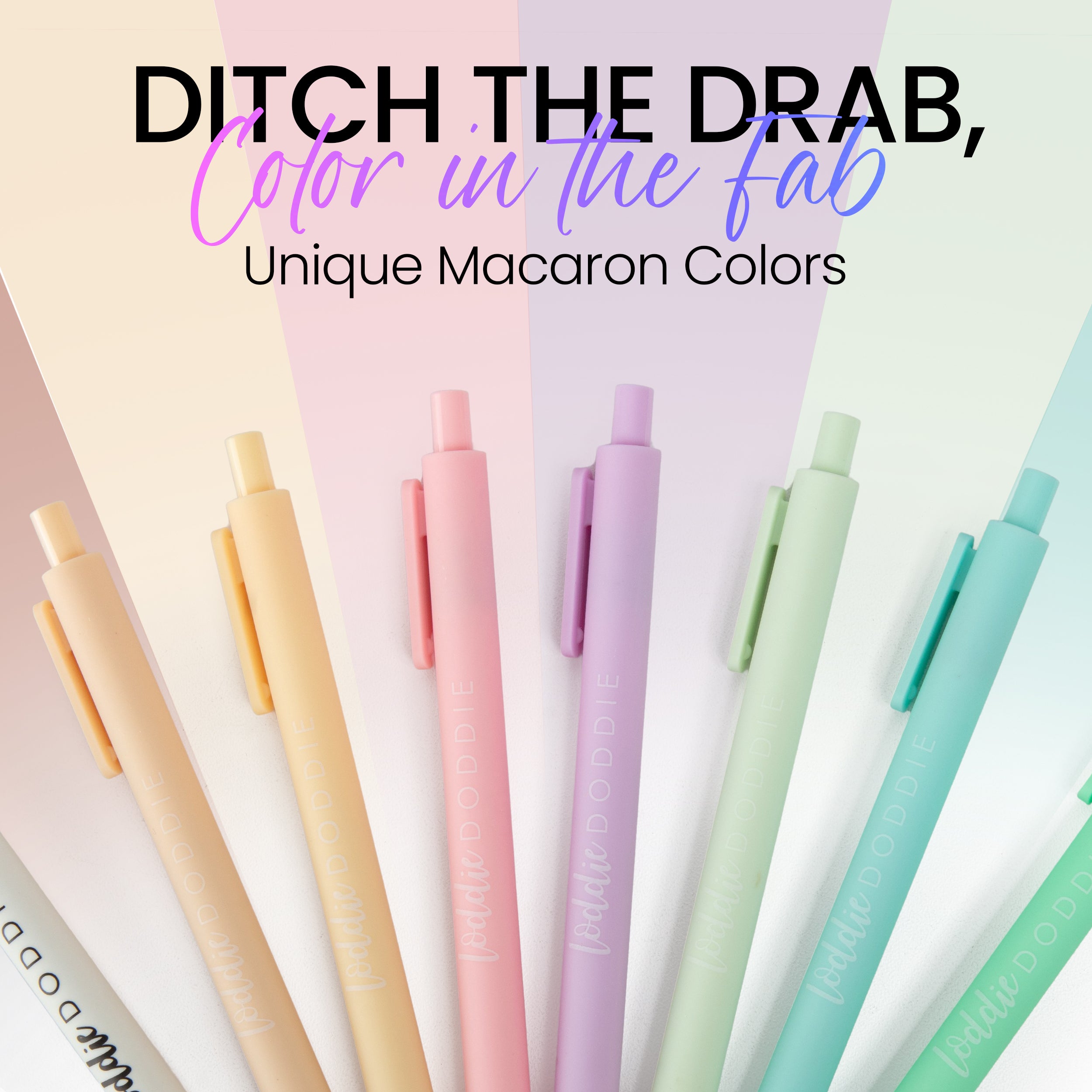 8-count macaron gel pens