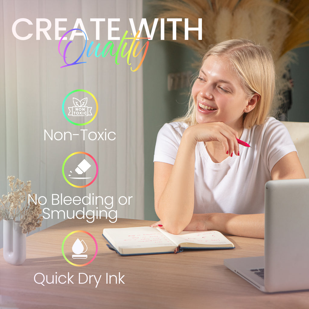 Gel pens for journaling, note-taking & coloring