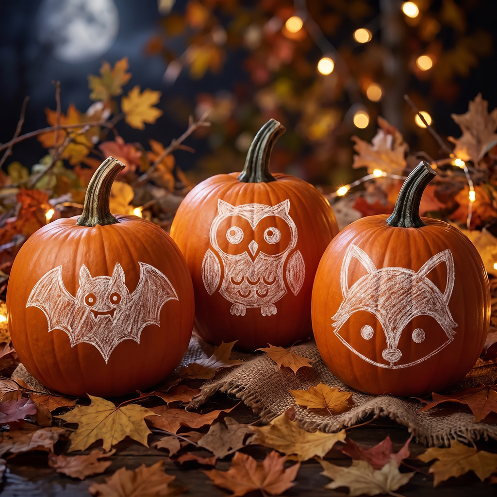 🎃 10 Easy-to-Trace Halloween Stencils Carve it or Chalk it