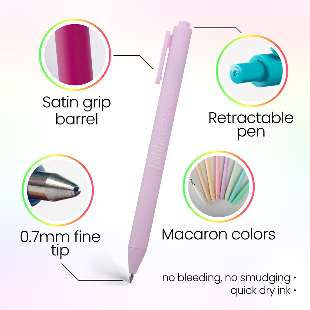 Loddie Doddie gel pens — Macaron
