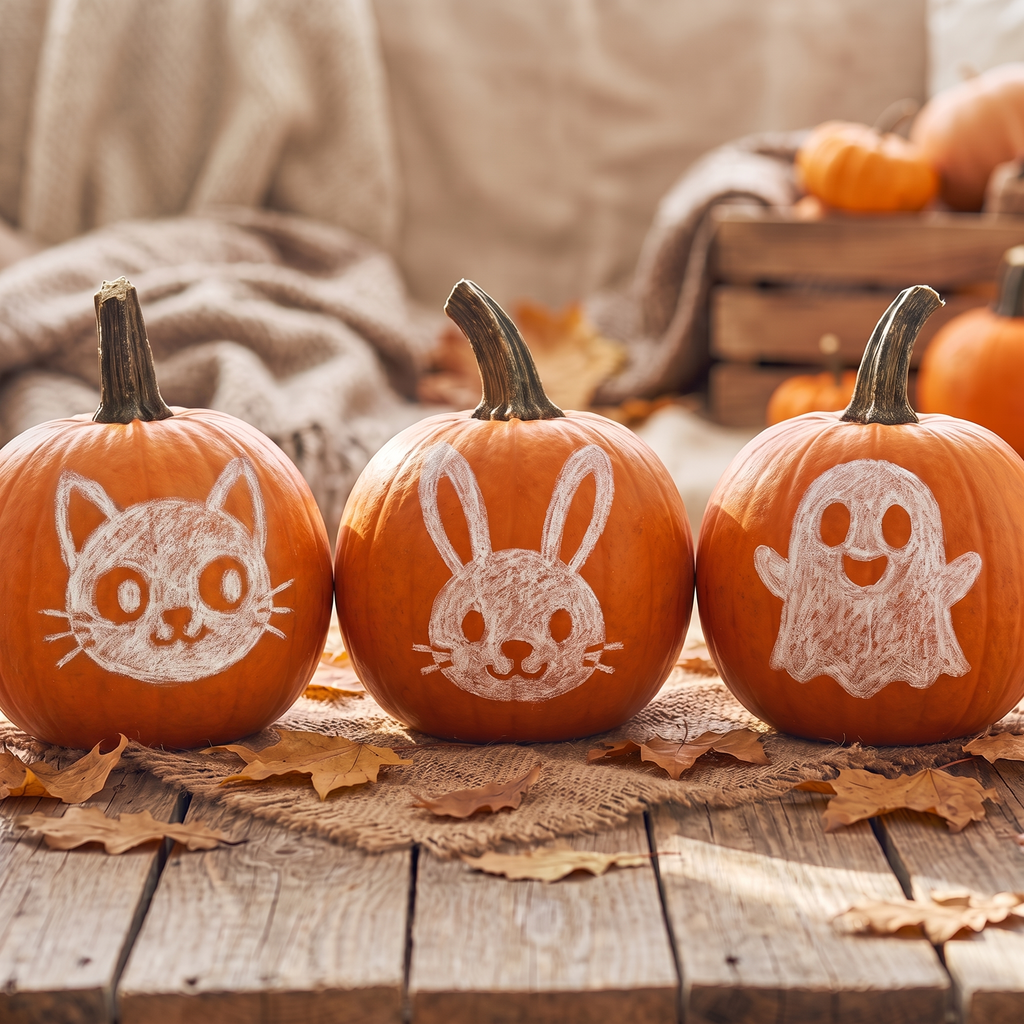 🎃 10 Easy-to-Trace Halloween Stencils Carve it or Chalk it