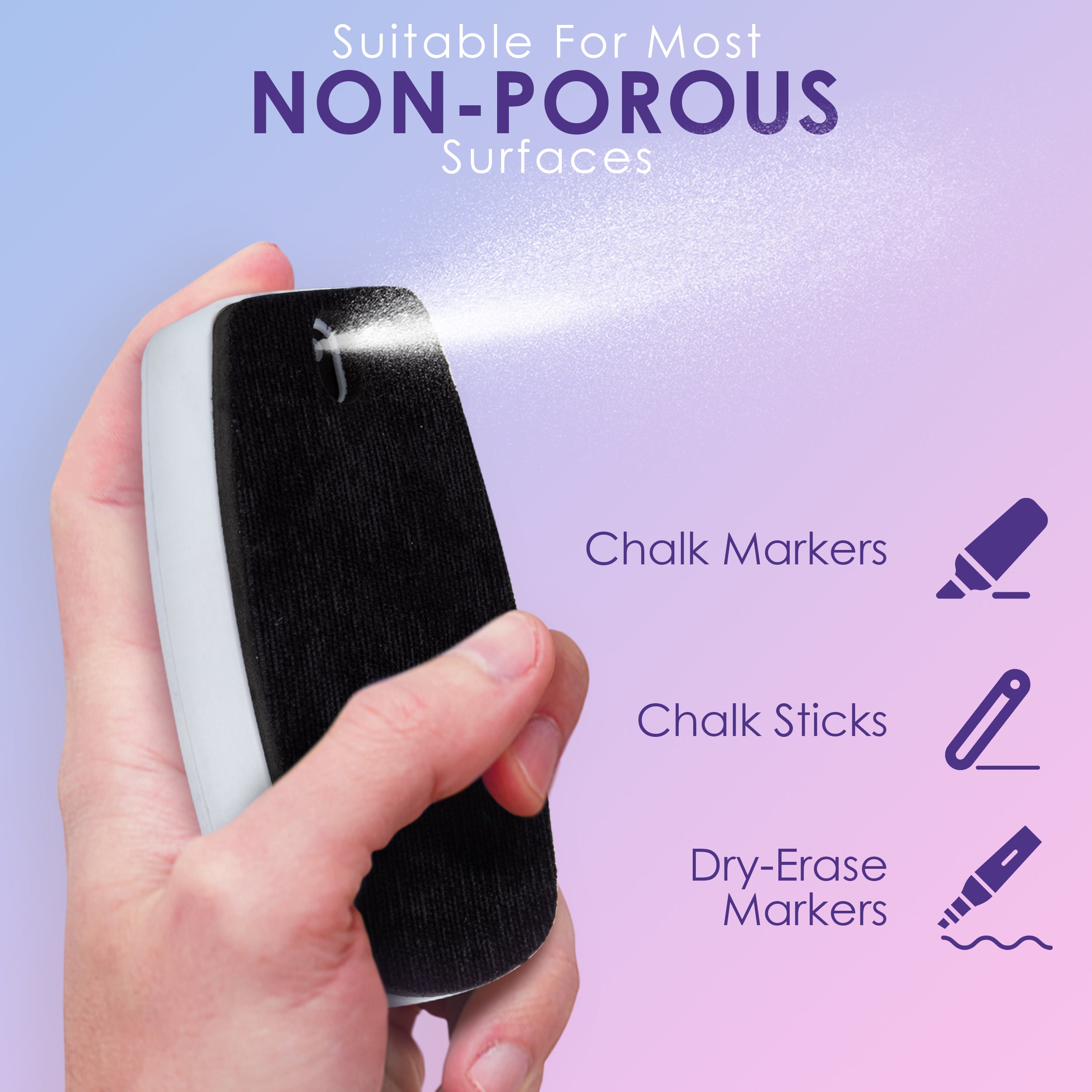 Magnetic board cleaning kit