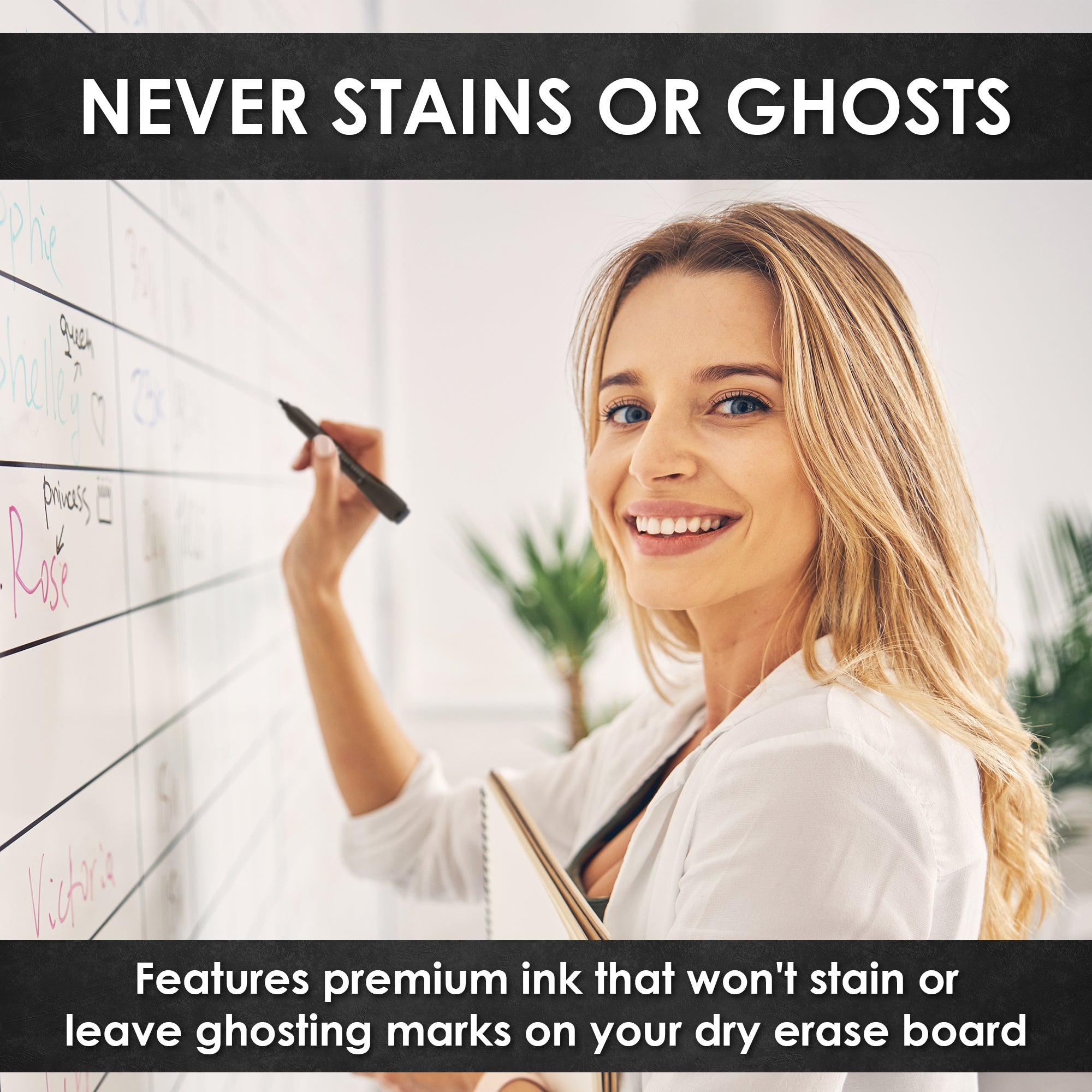 Magnetic dry erase markers