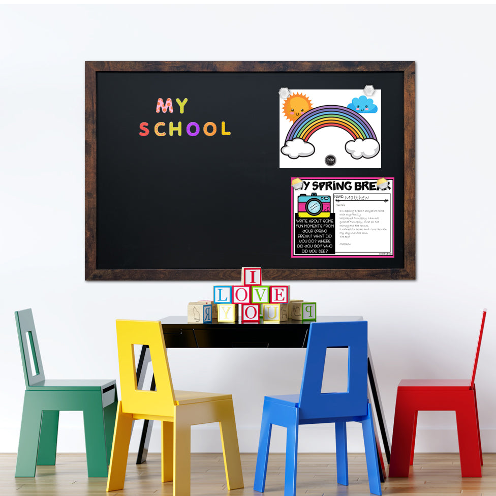 24x36 Rustic magnetic chalkboard