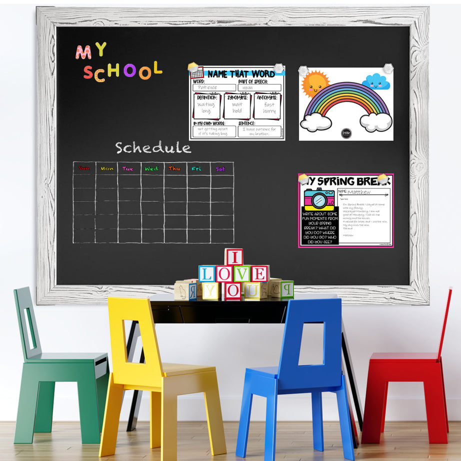 Loddie Doddie magnetic chalkboard