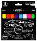 8ct Chalk Markers - VIVID Colors- 6mm
