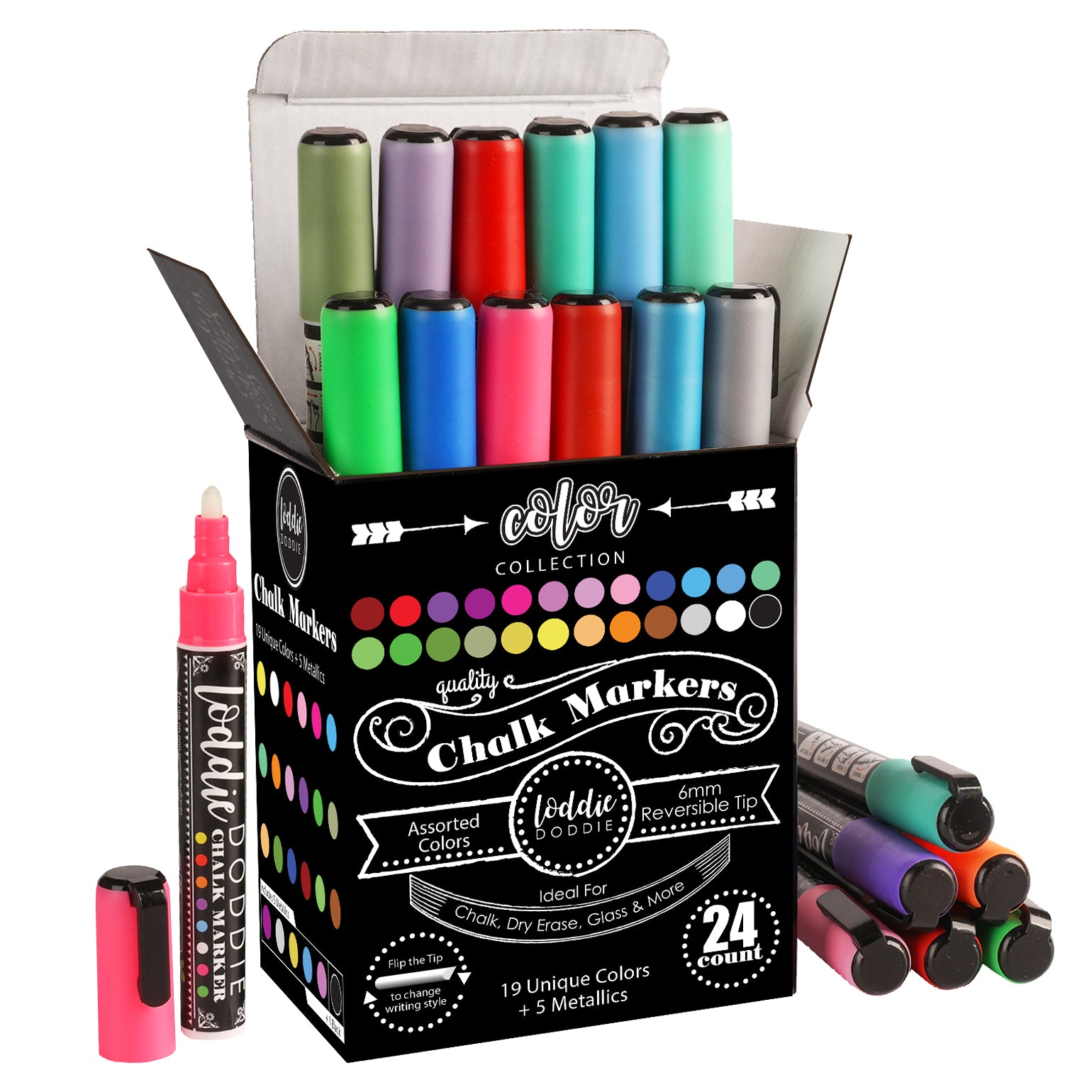 24ct Chalk Markers- Artists Assortment (9)