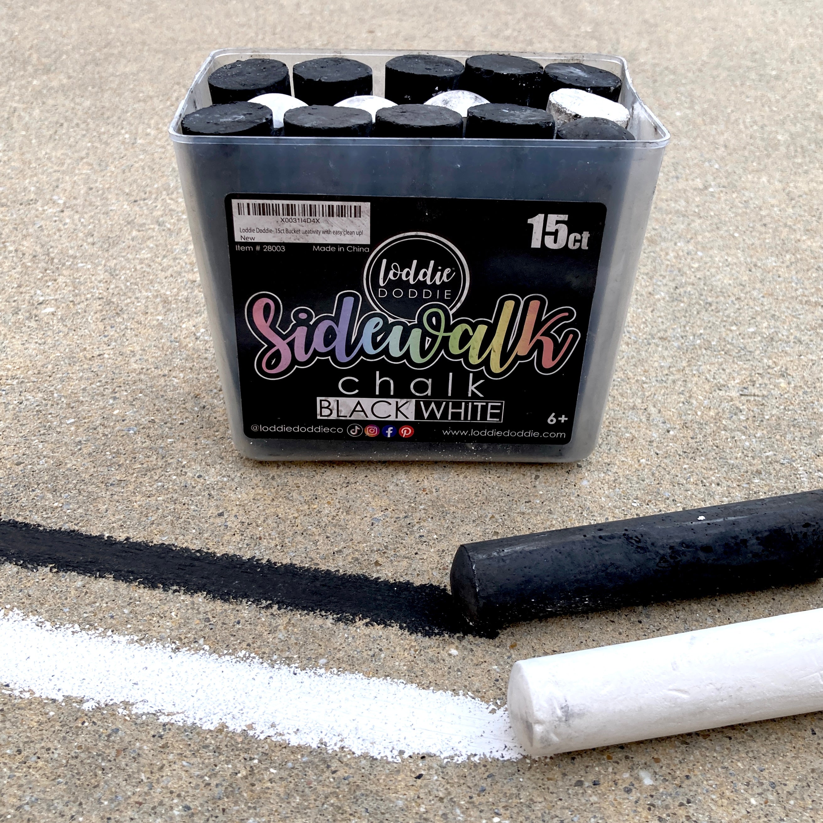 Loddie Doddie sidewalk chalk