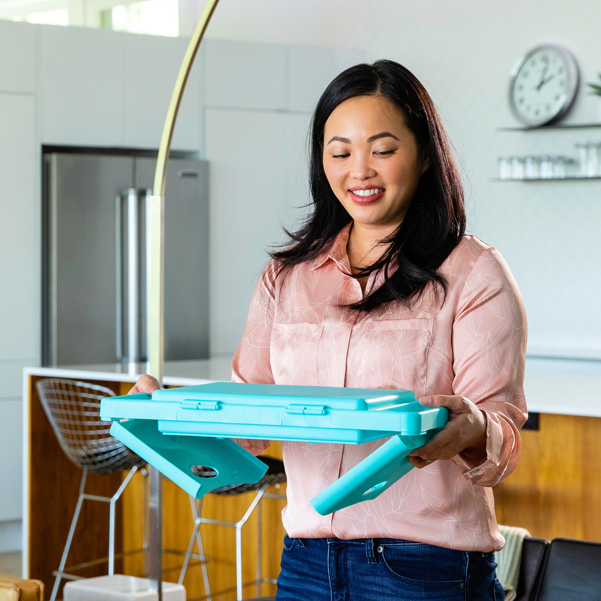 Foldable lap desk for couch, bed & travel workspaces
