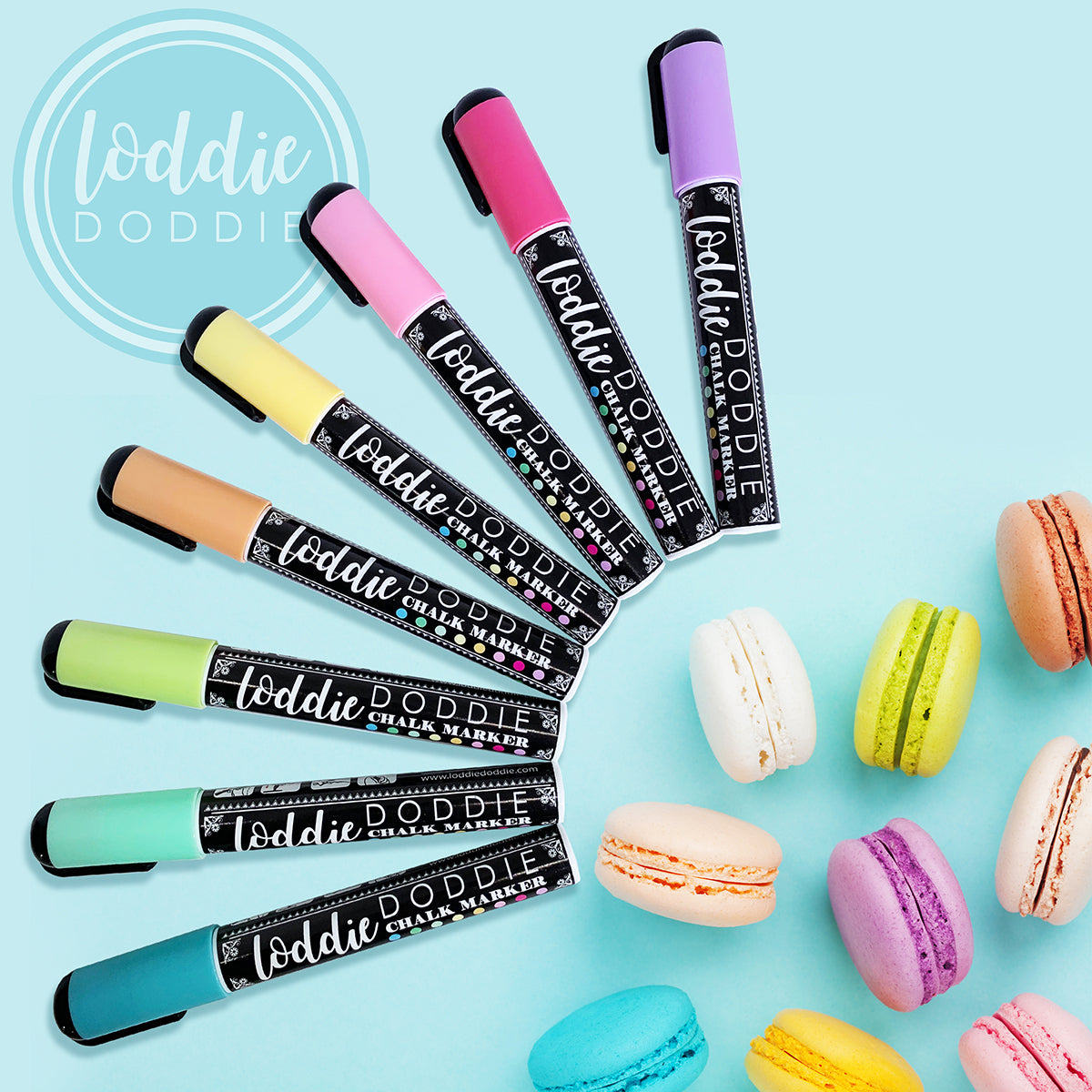 8-count macaron pastel chalk markers
