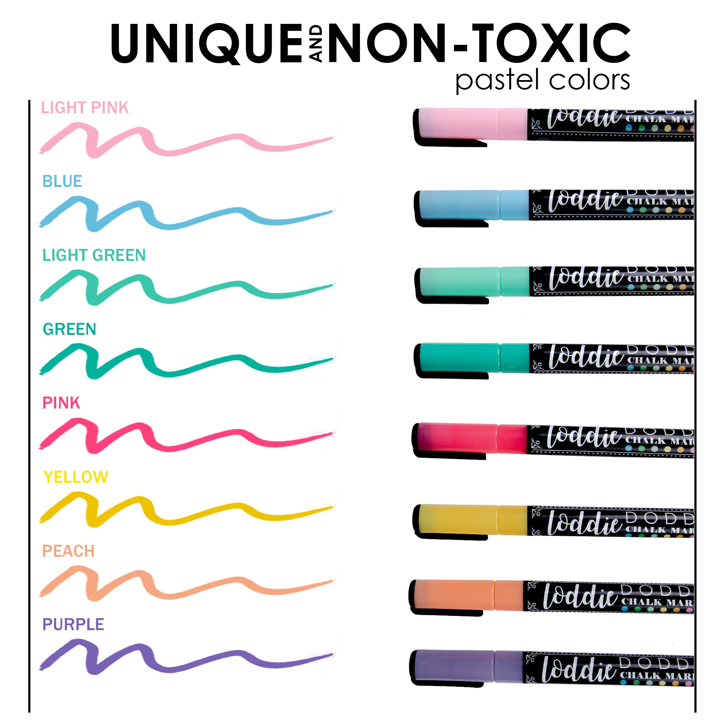 8-count macaron pastel chalk markers